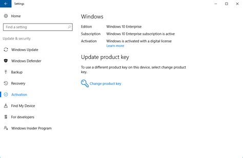 Microsoft 365 e3 activation de windows 10 enterprise
